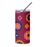 Floral Pattern Insulated Stainless Steel Tumbler product